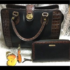 Brahmin Vintage Tuscan Set - Satchel & Suri Wallet